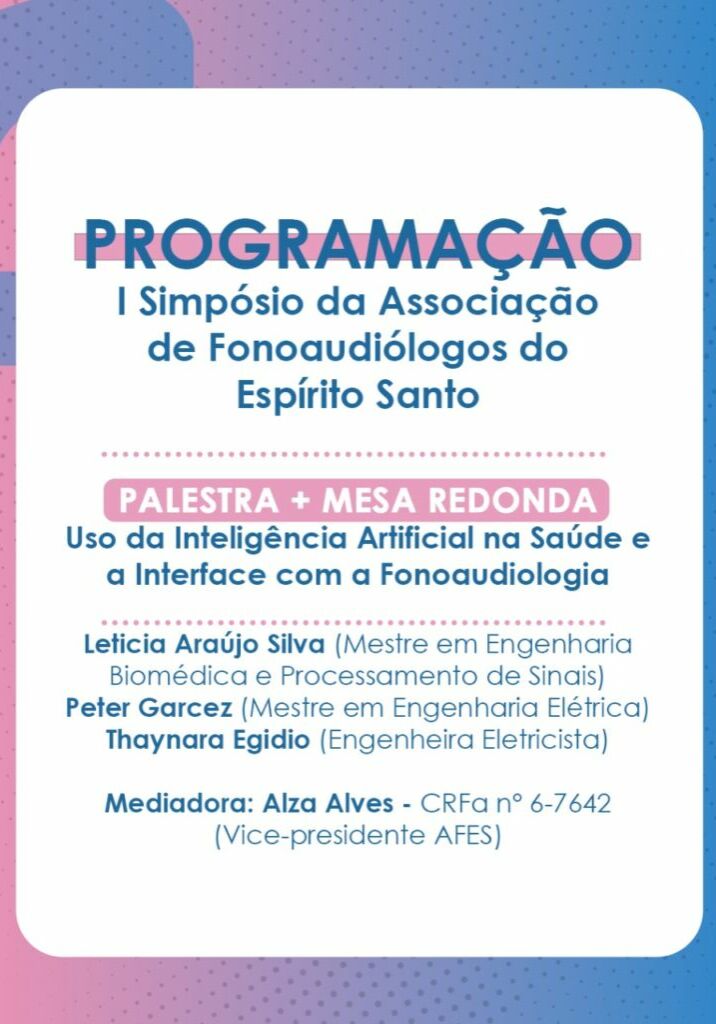 Programação Simpósio AFES 4